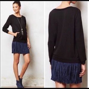 Bordeaux Sweatshirt Dress from Anthropologie XS